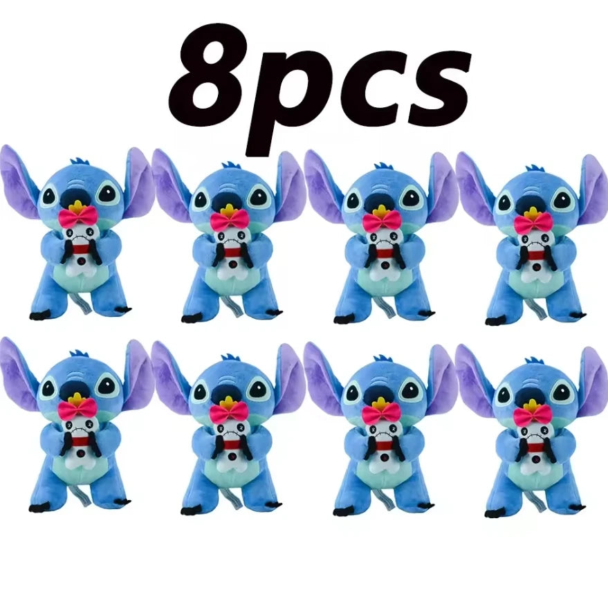 12cm 20cm 25cm Stitch Stuffed Plush Models Cartoon Stuffed Plush Dolls Anime Plush Baby Toys Kawaii Kids Birthday Gift
