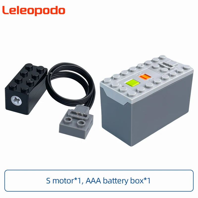 MOC Power Functions Enhanced Version M L XL Servo Red Motor Technical Part Building Block Toy Accessories Compatible with Brand