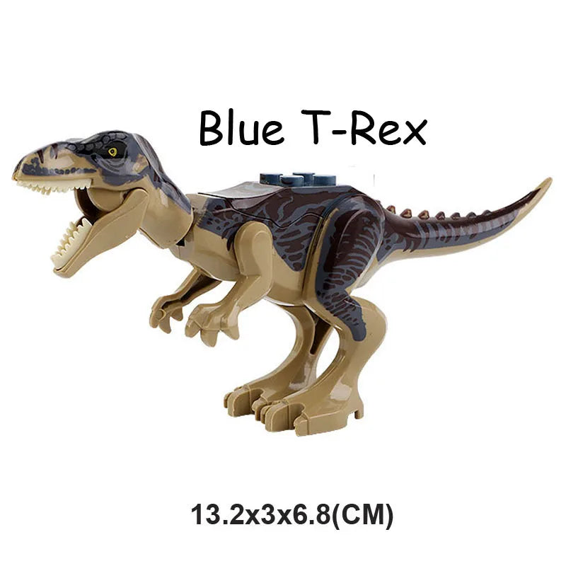 Jurassic Dinosaur World Park Indominus Rex Gyrosphere Escape Ball Owen Blue Model Building Blocks Enlighten Toys For Children