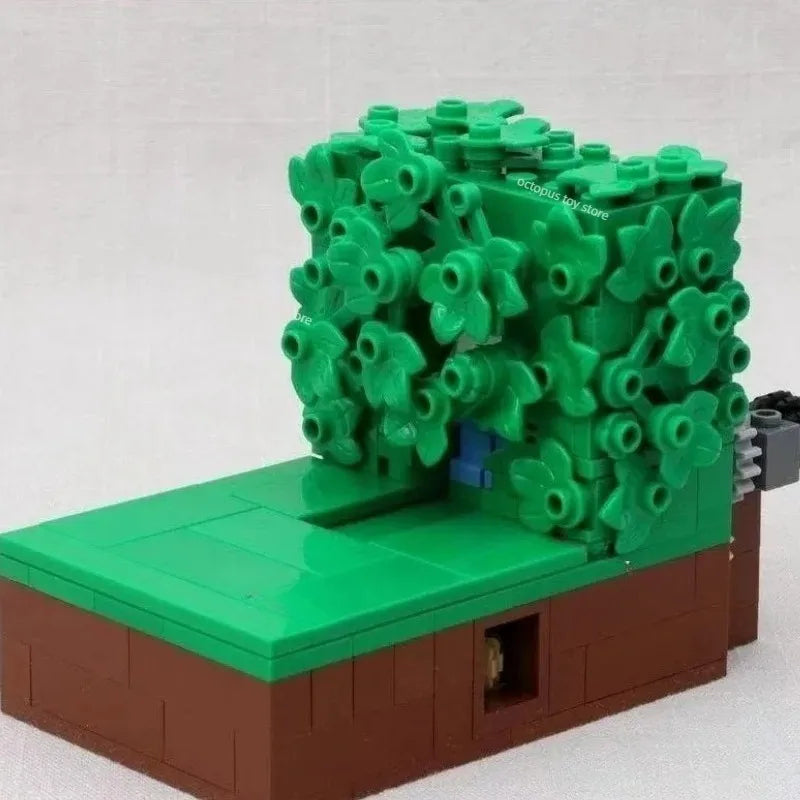 MOC Building Block Homer Backing Into the Bushes Technology Bricks Birthday Christmas Holiday DIY Gifts Adults Toys