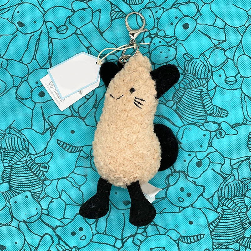 Marshmallow Plush Toy, Small Cherry Charm, Little Turtle Plush Toy, Croissant, Little Penguin JC Bag Charm