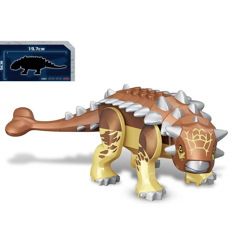 Jurassic Dinosaur World Park Indominus Rex Gyrosphere Escape Ball Owen Blue Model Building Blocks Enlighten Toys For Children