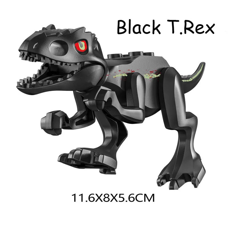 Jurassic Dinosaur World Park Indominus Rex Gyrosphere Escape Ball Owen Blue Model Building Blocks Enlighten Toys For Children