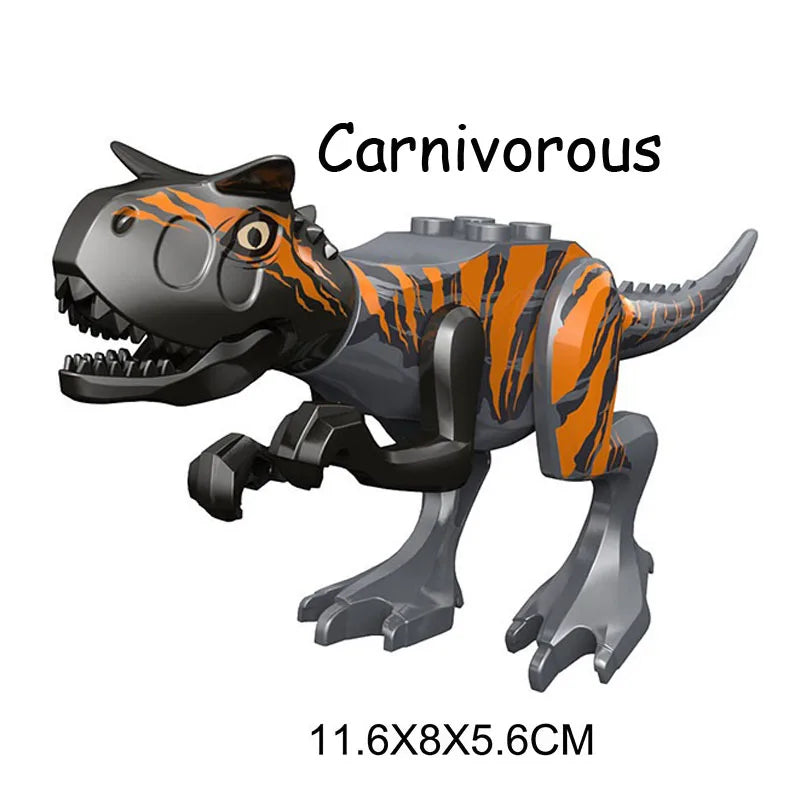 Jurassic Dinosaur World Park Indominus Rex Gyrosphere Escape Ball Owen Blue Model Building Blocks Enlighten Toys For Children