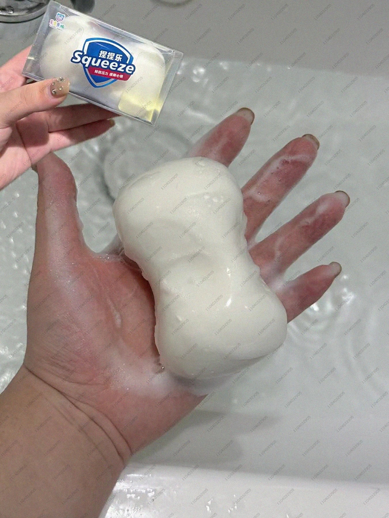 Soap Ball Squishy Soap Stress Ball Fidget Toy Crunchy Squeeze Ball Round Blocks Filled ASMR Anti Stress Toys for Kids & Adults