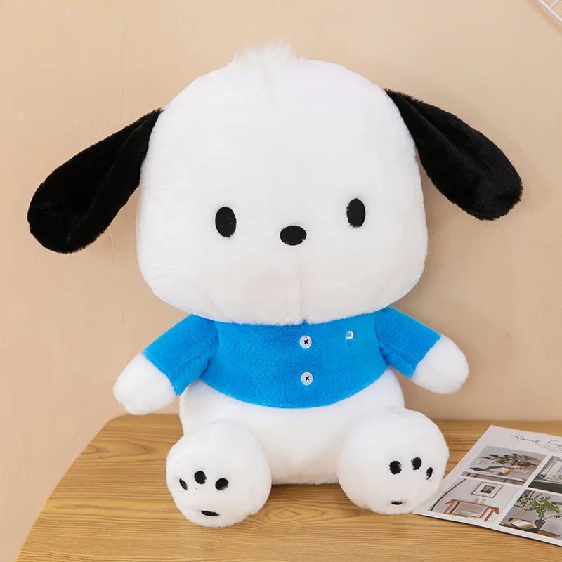 30cm Sanrio Kawaii Pochacco Plush Toy Cartoon & Cute Sleeping Companion Comfortable And Soft Birthday Gift Girl