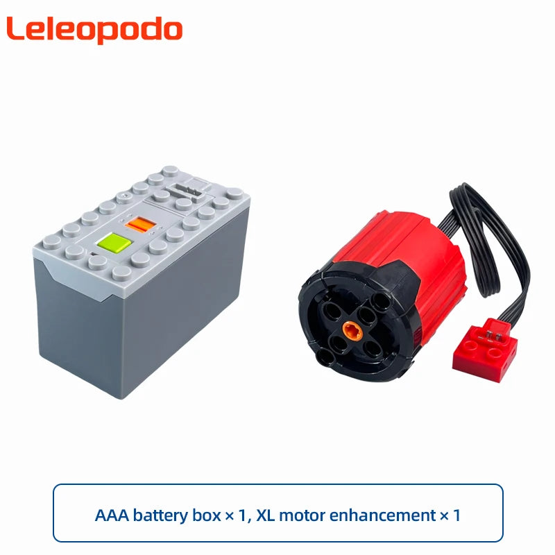 MOC Power Functions Enhanced Version M L XL Servo Red Motor Technical Part Building Block Toy Accessories Compatible with Brand
