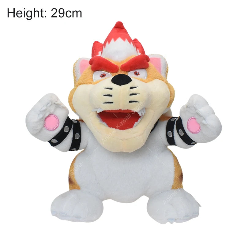 Super Mario Plush Toys Wonder Bowser Jr Meowser Lemmy Iggy Bowser Anime Stuffed Cartoon Peluche Dolls Kids Gifts