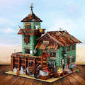 1265-Piece Fisherman's Hut Building Block Set - Suitable for Adults 14+! Build a Detailed, Ocean-Themed Fishing House Using High-Quality Parts