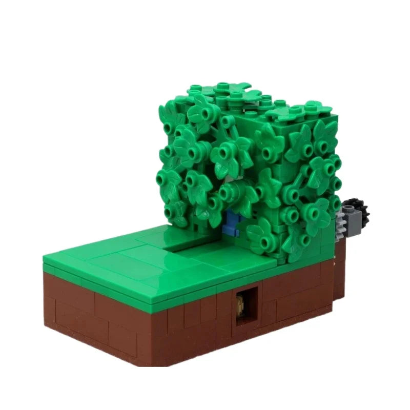 MOC Building Block Homer Backing Into the Bushes Technology Bricks Birthday Christmas Holiday DIY Gifts Adults Toys