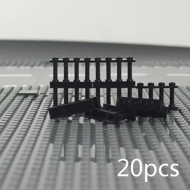 MOC City Friends House Parts Fence Stairs Ladder Gate Building Blocks Door Window Figures Garden Leduo DIY Accessories Bricks