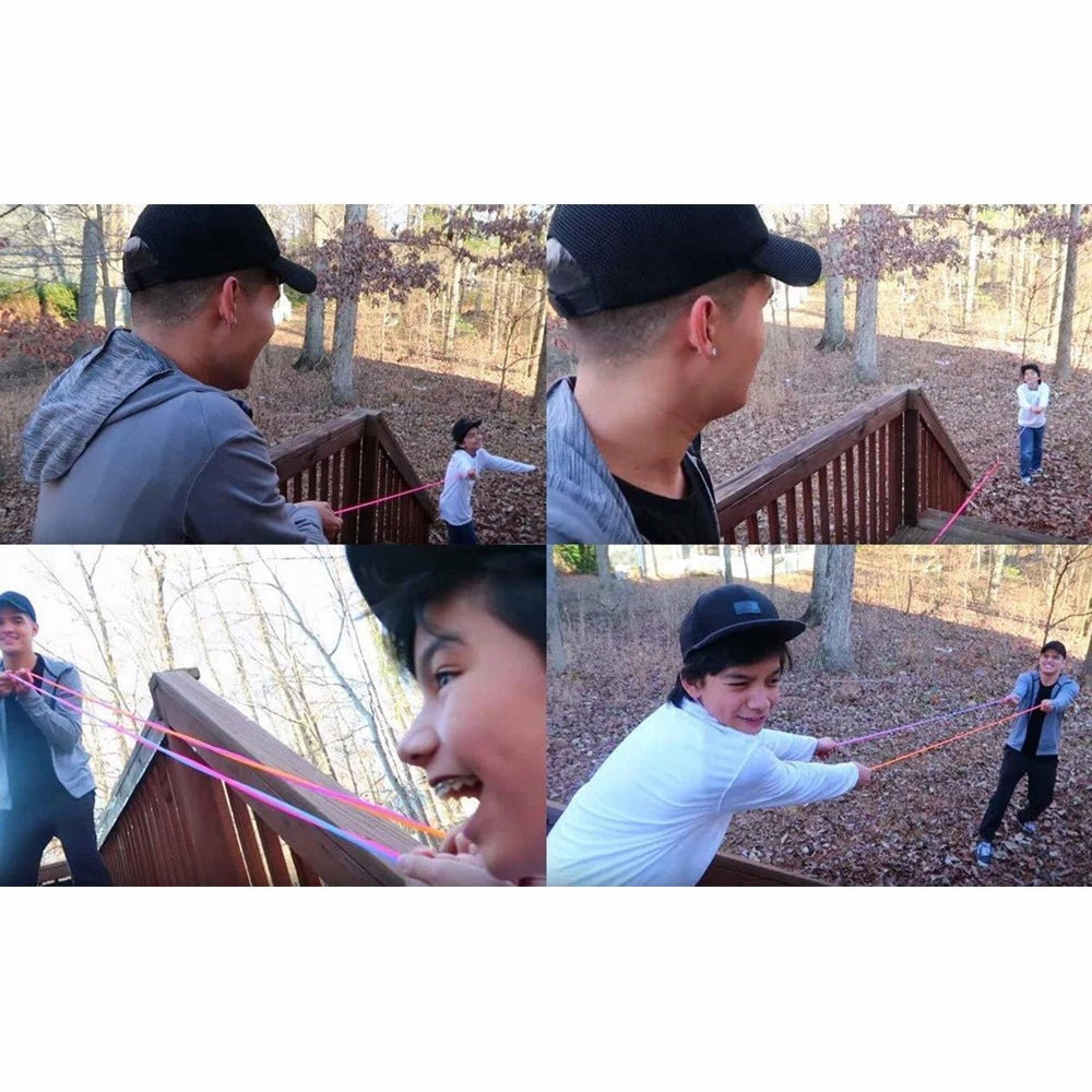 6 Pack Stretchy String Noodles Sensory Fidgets Toys Resistance Squeeze Strengthen Arms Stress Reliever Toys for Kids Adults