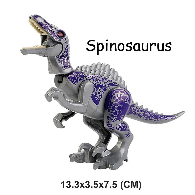 Jurassic Dinosaur World Park Indominus Rex Gyrosphere Escape Ball Owen Blue Model Building Blocks Enlighten Toys For Children