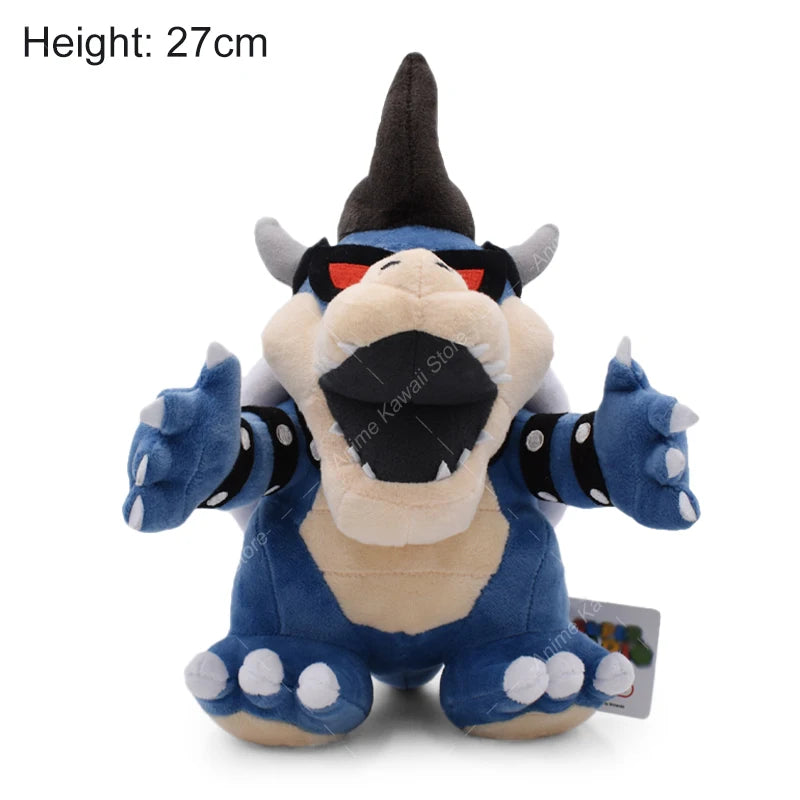 Super Mario Plush Toys Wonder Bowser Jr Meowser Lemmy Iggy Bowser Anime Stuffed Cartoon Peluche Dolls Kids Gifts