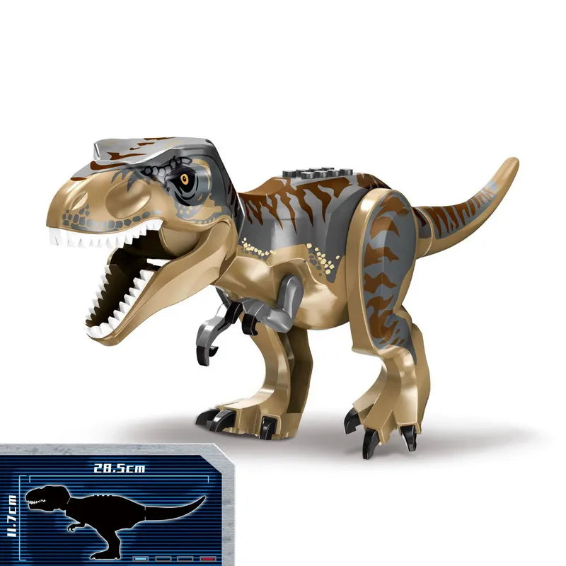 Jurassic Dinosaur World Park Indominus Rex Gyrosphere Escape Ball Owen Blue Model Building Blocks Enlighten Toys For Children
