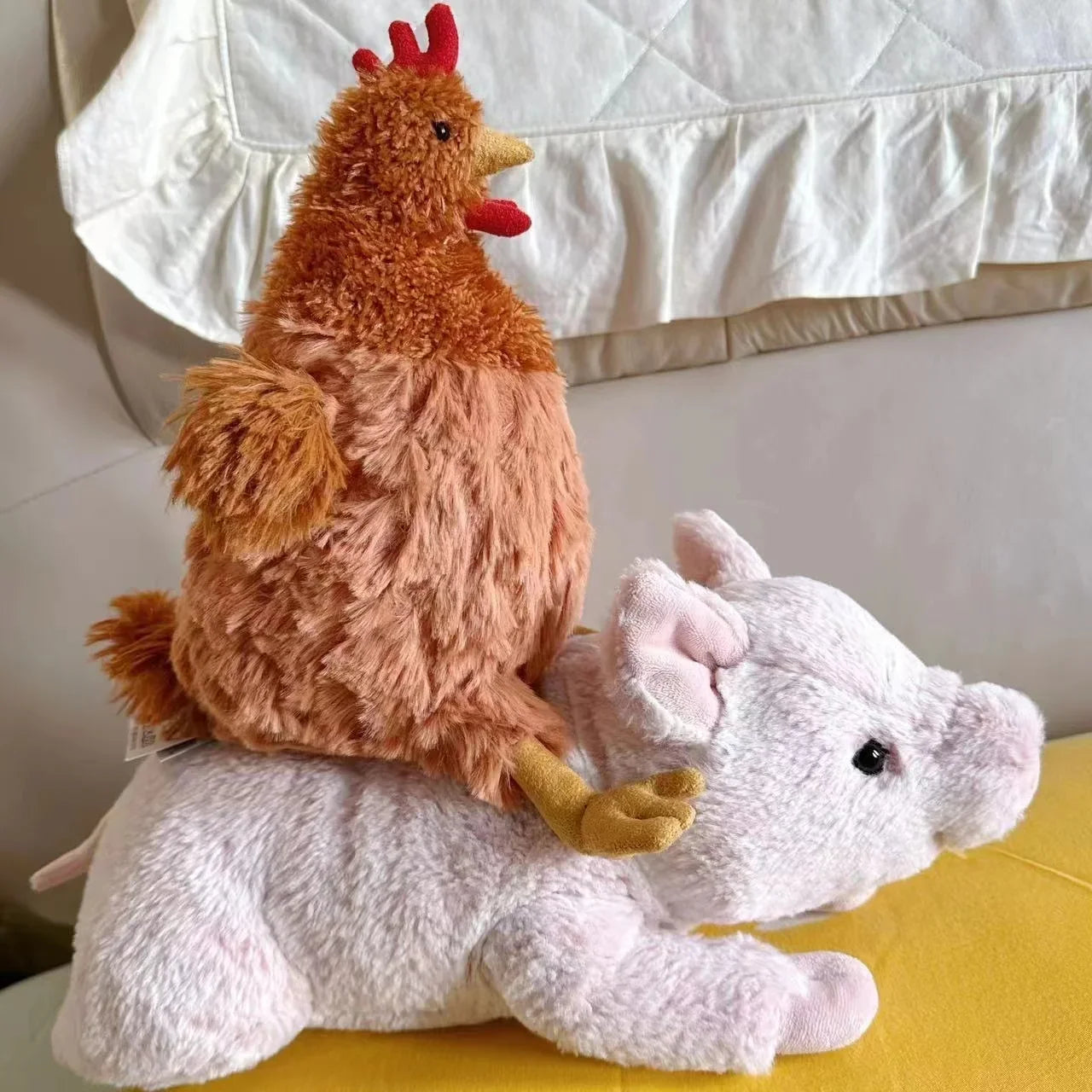New Simulation Hen Plush Rooster Doll Toy CeileChckn Creative Plush Children's Gift