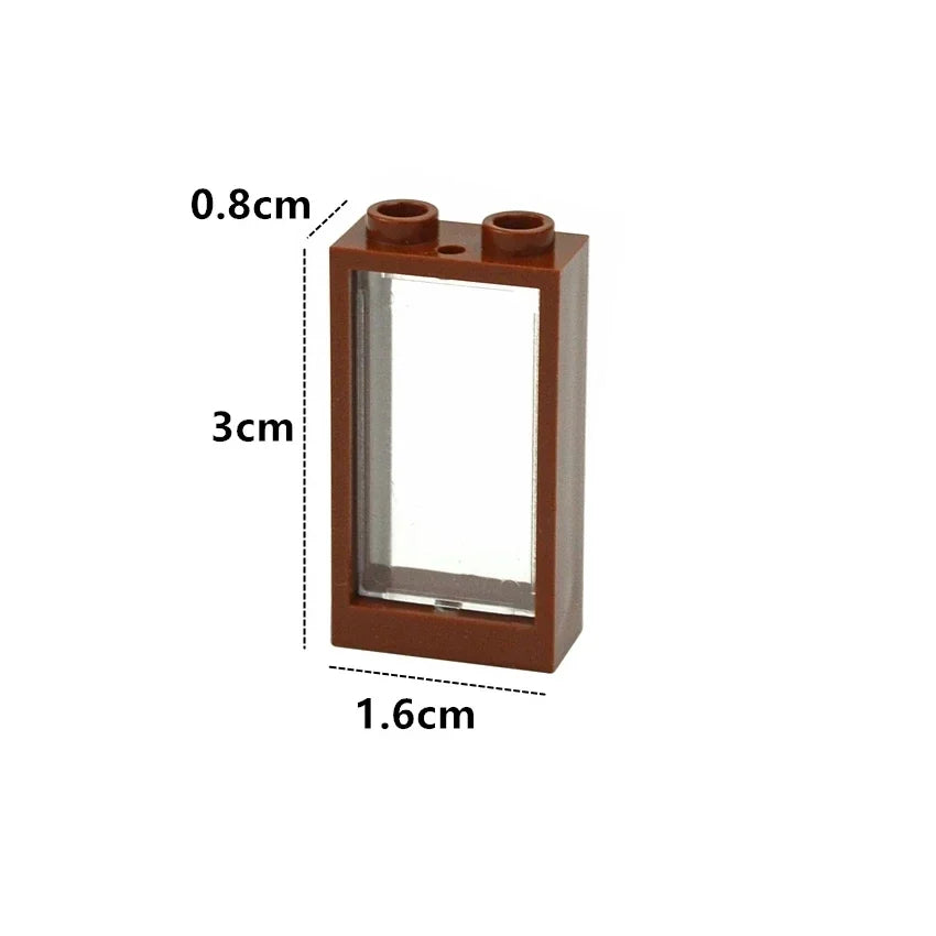 MOC City Friends House Parts Fence Stairs Ladder Gate Building Blocks Door Window Figures Garden Leduo DIY Accessories Bricks