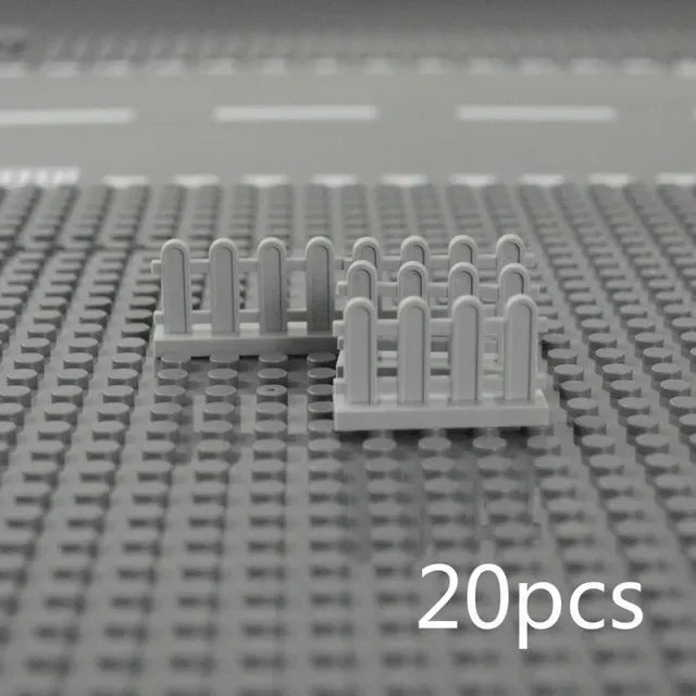 MOC City Friends House Parts Fence Stairs Ladder Gate Building Blocks Door Window Figures Garden Leduo DIY Accessories Bricks