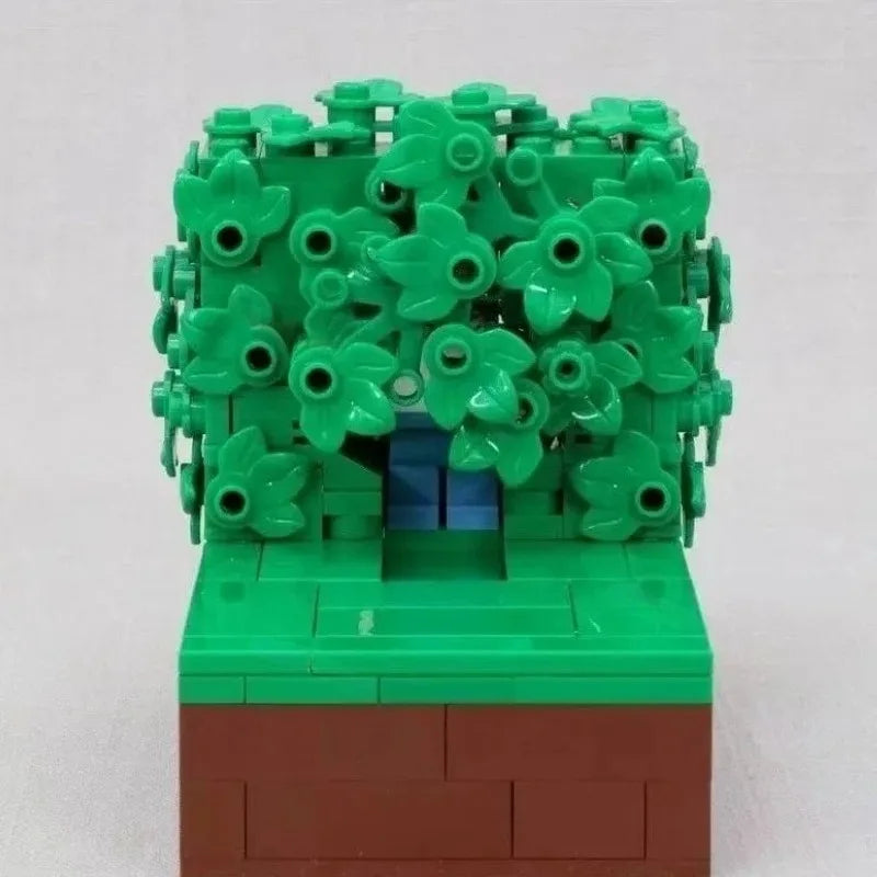 MOC Building Block Homer Backing Into the Bushes Technology Bricks Birthday Christmas Holiday DIY Gifts Adults Toys