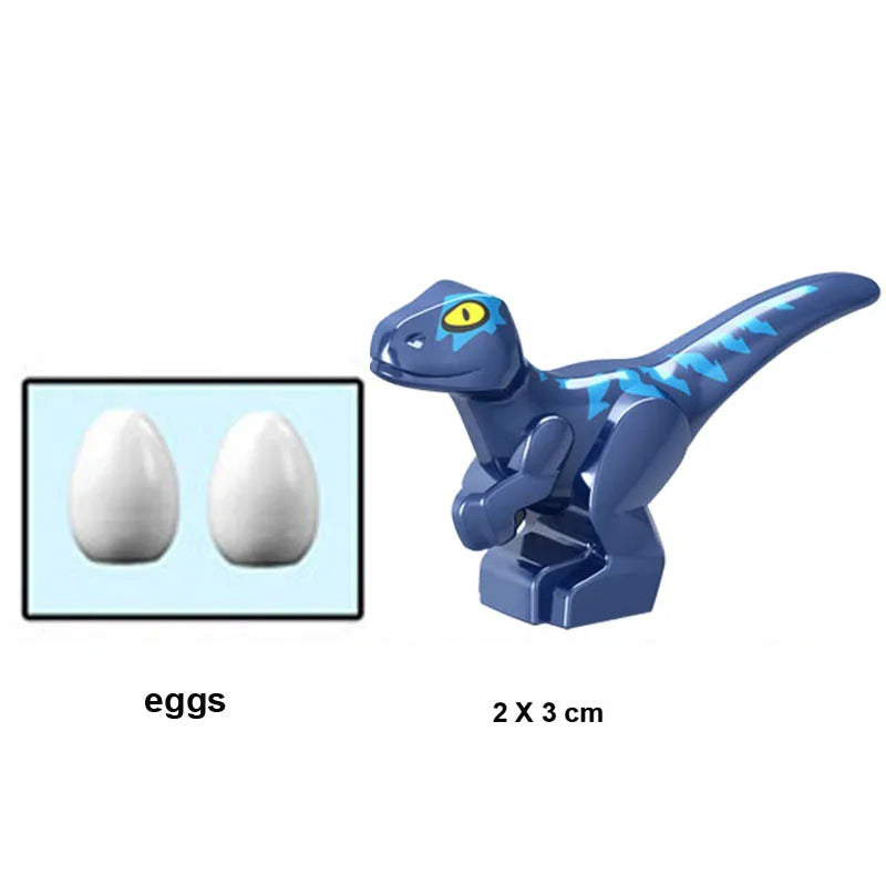 Jurassic Dinosaur World Park Indominus Rex Gyrosphere Escape Ball Owen Blue Model Building Blocks Enlighten Toys For Children