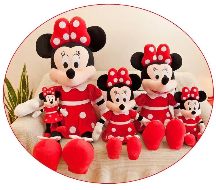 Disney Mickey Mouse Minnie Plush Dolls Animal Stuffed Toys Birthday gift Christmas Gift for Kids Cute Mickey Minnie Presents