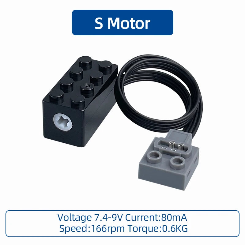 MOC Power Functions Enhanced Version M L XL Servo Red Motor Technical Part Building Block Toy Accessories Compatible with Brand