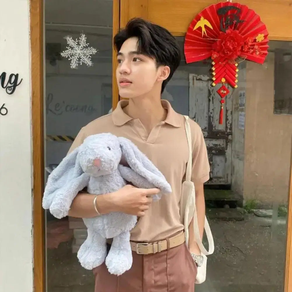 Cute Plush Toy Stuffed Toy Rabbit Doll Babies Sleeping Companion Kawaii Plush Long Ear Rabbit Doll Kids Gift Bedroom Plush Decor