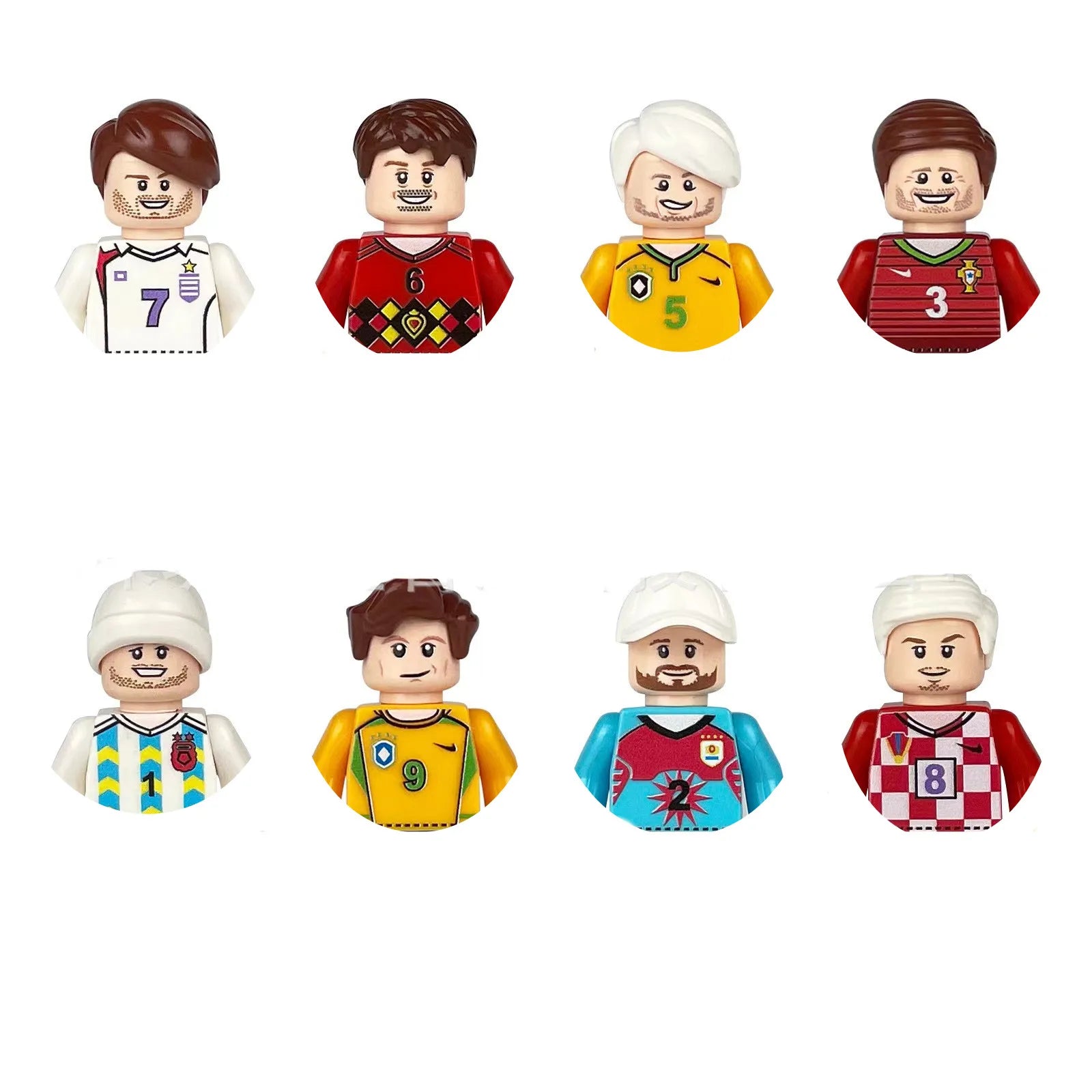 building blocks mini city figures 3D person series movie characters professional doctor police worker fireman robot toys for kid