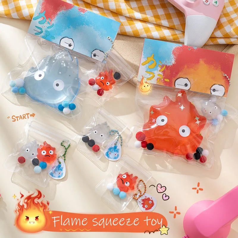 Flame Squeeze Toy Dumpster Stress Relief Toys Dumpster Anxiety Relief Gift TPR Stress Toys for Adults  Kids