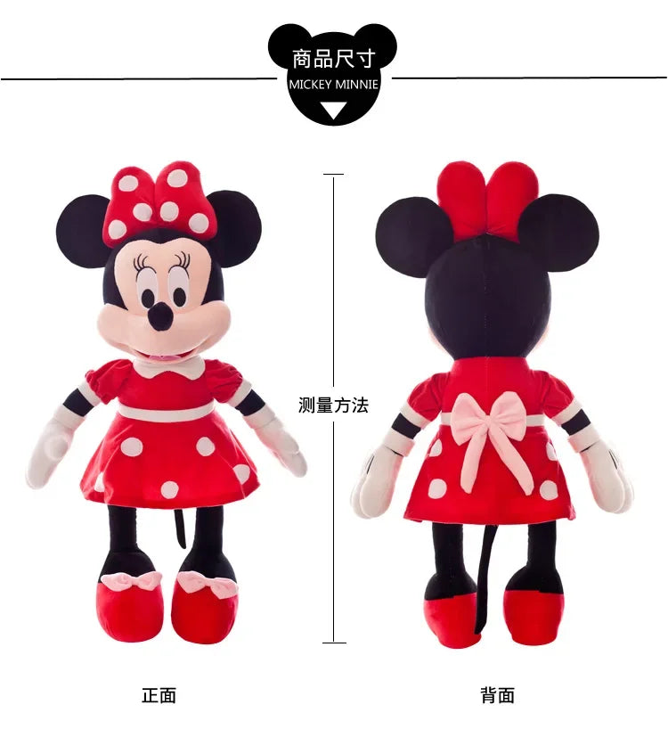 Disney Mickey Mouse Minnie Plush Dolls Animal Stuffed Toys Birthday gift Christmas Gift for Kids Cute Mickey Minnie Presents