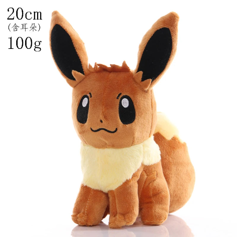Cute Pikachu Plush Toy Pokemon Charmander Squirtle Bulbasaur Stuffed Doll Eevee Scorbunny Gengar Snorlax Christmas Gifts