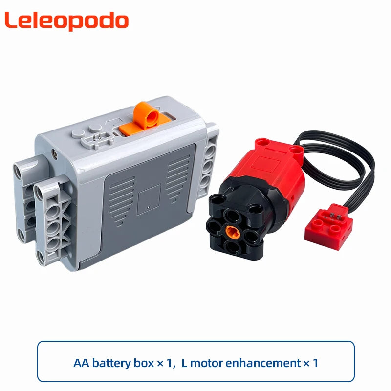 MOC Power Functions Enhanced Version M L XL Servo Red Motor Technical Part Building Block Toy Accessories Compatible with Brand