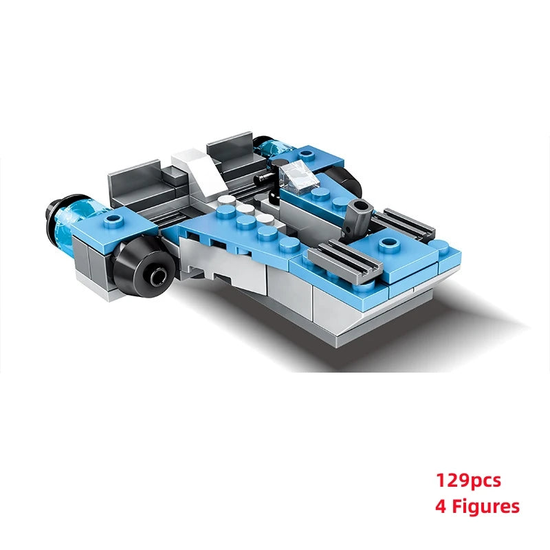 MOC Fighter X FigureAssembled Building Blocks Education Bricks Toys For Children Kids Kits Gifts K009-K012