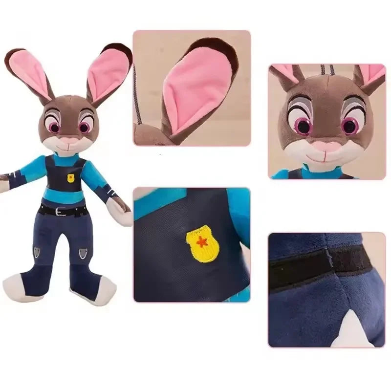 30Cm40Cm Kawaii Disney Zootopia Nick Wilde Judy Hopps Plush Doll Toy Anime New Sofa Room Decoration Children's Birthday Gift