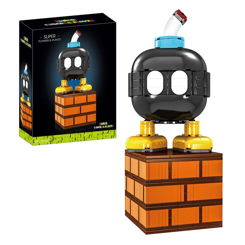 NEW Super Mario Bros Lega Mario Luigi Figure Building Blocks Cartoon Anime Yoshi Assembled Bricks Bowser Toy For Children Gifts