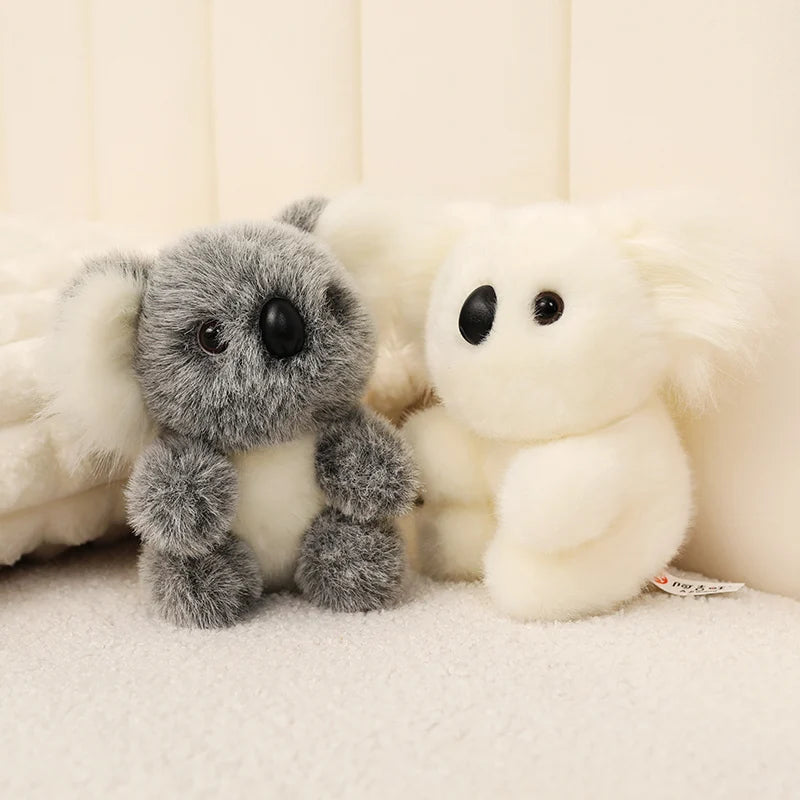 Lovely Australia Koala Plush Toys Furry Koala Bear Plush Dolls Stuffed Soft Animal Pillow for Friend Birthday Christmas Gift