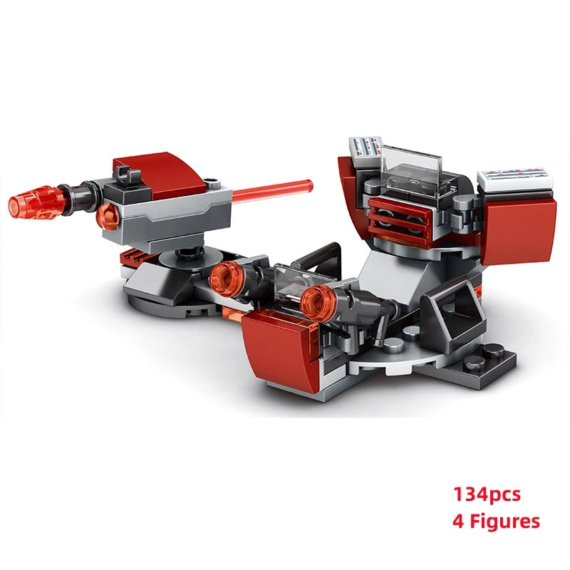 MOC Fighter X FigureAssembled Building Blocks Education Bricks Toys For Children Kids Kits Gifts K009-K012