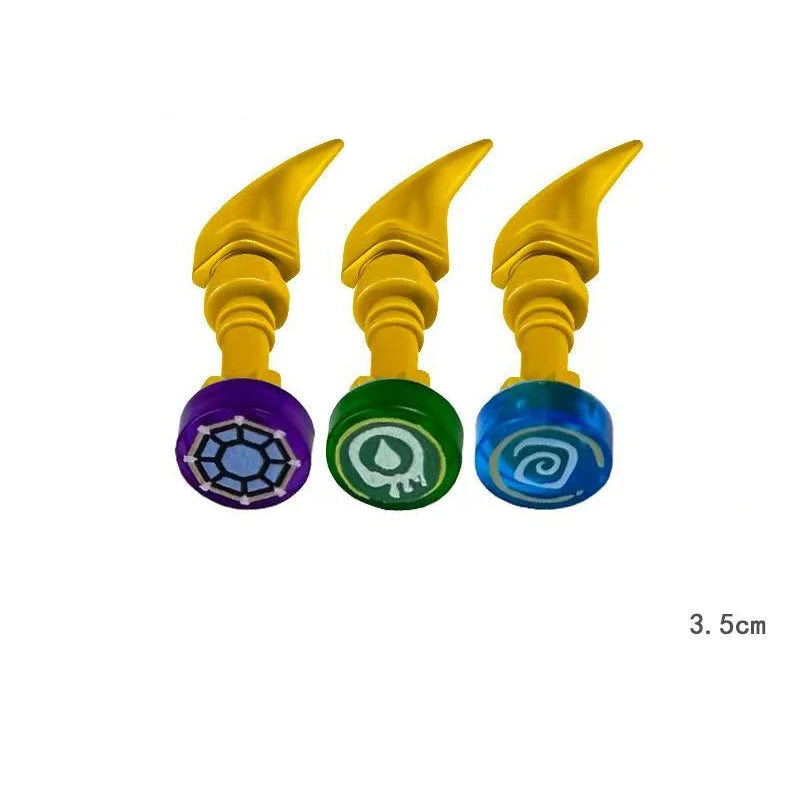 Elemental Building Blocks Assemble Bricks Mini Action Toy Parts Initial Generation Movies Dolls Gifts For Children