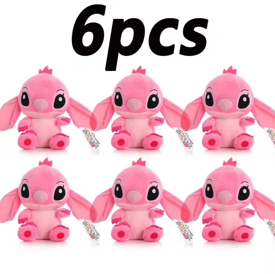 12cm 20cm 25cm Stitch Stuffed Plush Models Cartoon Stuffed Plush Dolls Anime Plush Baby Toys Kawaii Kids Birthday Gift