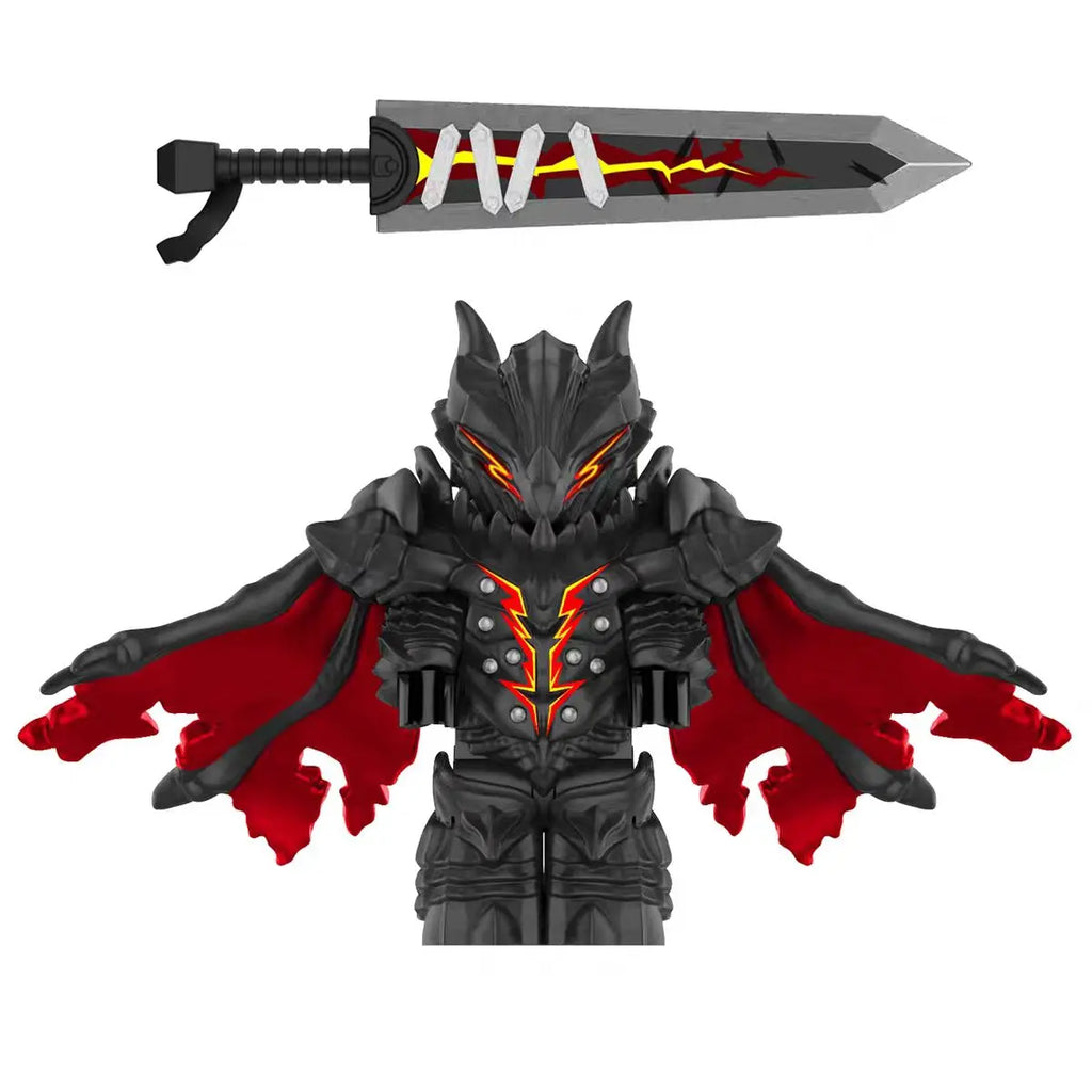 Medieval Round Table Knights Assemble Compatible Bricks Berserk Guts Puzzle Action Figures Model Building Blocks Doll Toy Gifts