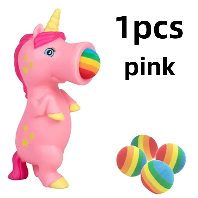 Funny Animal Squeeze Shoots Ball Cute Animal Out Foam Balls Kids Fidget Toys Weird Gadgets Autism Sensory Anti Stress Toys