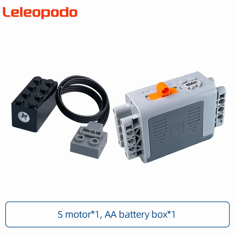 MOC Power Functions Enhanced Version M L XL Servo Red Motor Technical Part Building Block Toy Accessories Compatible with Brand