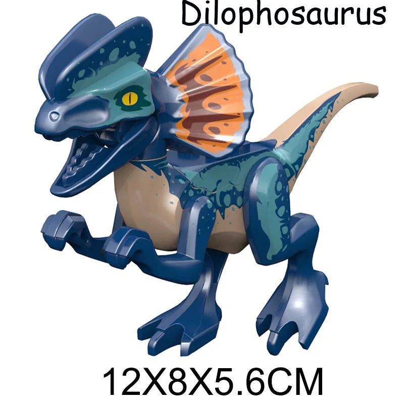 Jurassic Dinosaur World Park Indominus Rex Gyrosphere Escape Ball Owen Blue Model Building Blocks Enlighten Toys For Children