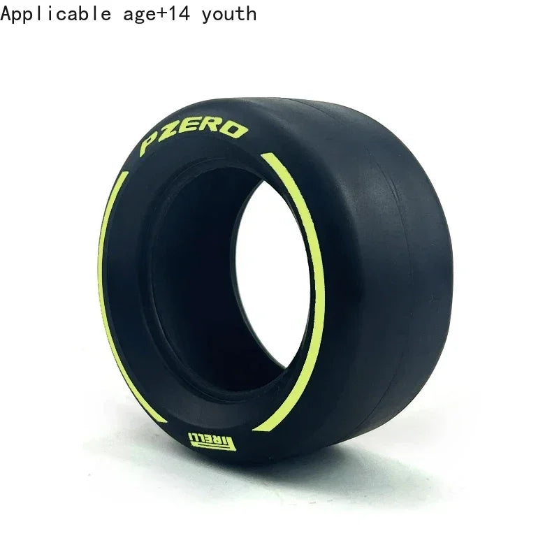 MOC F1 Car Printing tires 4410 81.6x44mm Compatible With 42207 42206 Model MOC Building Technology Accessories Blocks