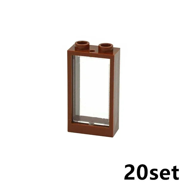 MOC City Friends House Parts Fence Stairs Ladder Gate Building Blocks Door Window Figures Garden Leduo DIY Accessories Bricks