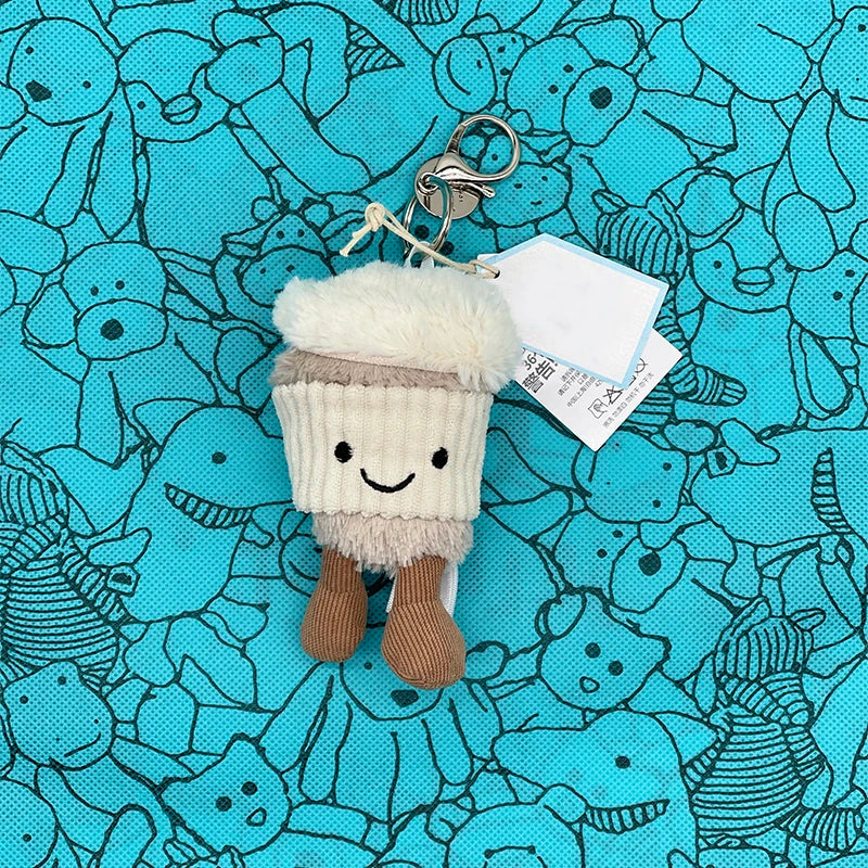 Marshmallow Plush Toy, Small Cherry Charm, Little Turtle Plush Toy, Croissant, Little Penguin JC Bag Charm