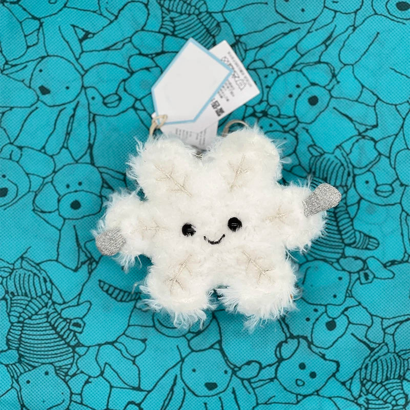 Marshmallow Plush Toy, Small Cherry Charm, Little Turtle Plush Toy, Croissant, Little Penguin JC Bag Charm