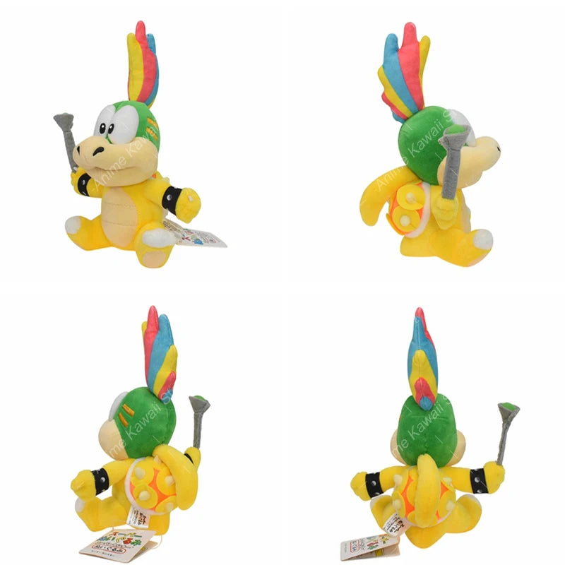 Super Mario Plush Toys Wonder Bowser Jr Meowser Lemmy Iggy Bowser Anime Stuffed Cartoon Peluche Dolls Kids Gifts