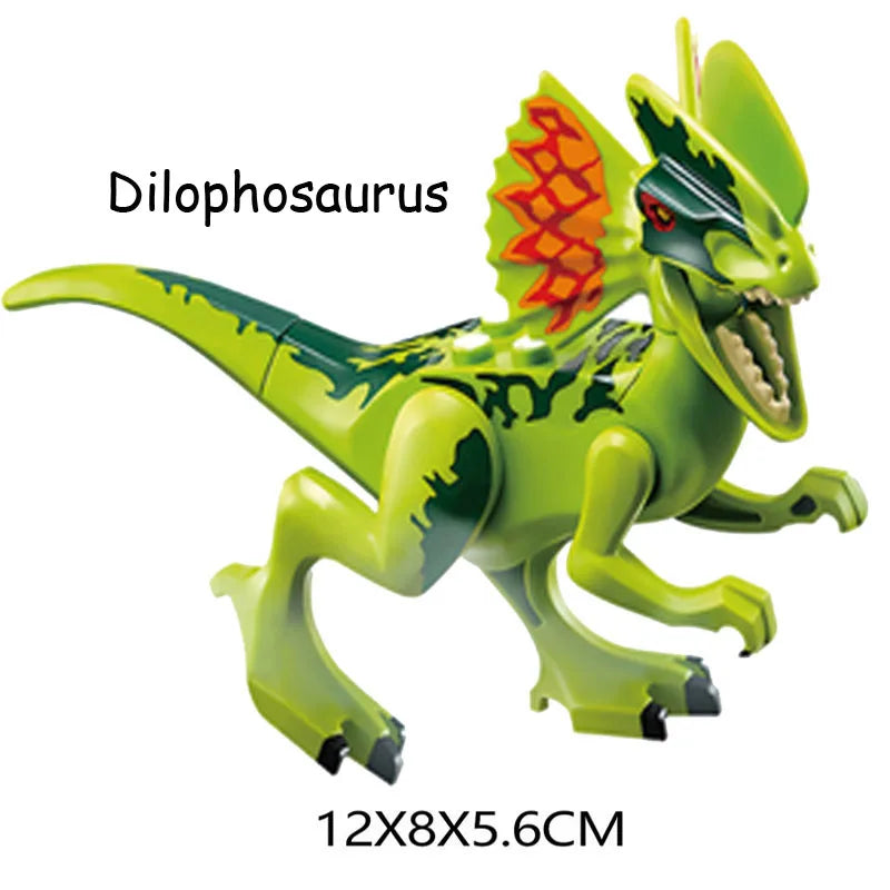 Jurassic Dinosaur World Park Indominus Rex Gyrosphere Escape Ball Owen Blue Model Building Blocks Enlighten Toys For Children