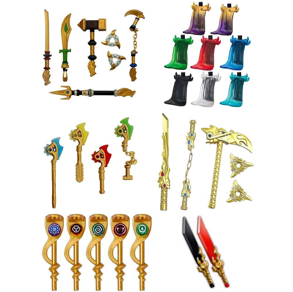 Elemental Building Blocks Assemble Bricks Mini Action Toy Parts Initial Generation Movies Dolls Gifts For Children